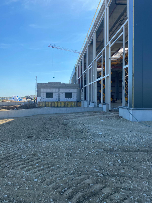 Evolutie constructie centru logistic Schrack Technik