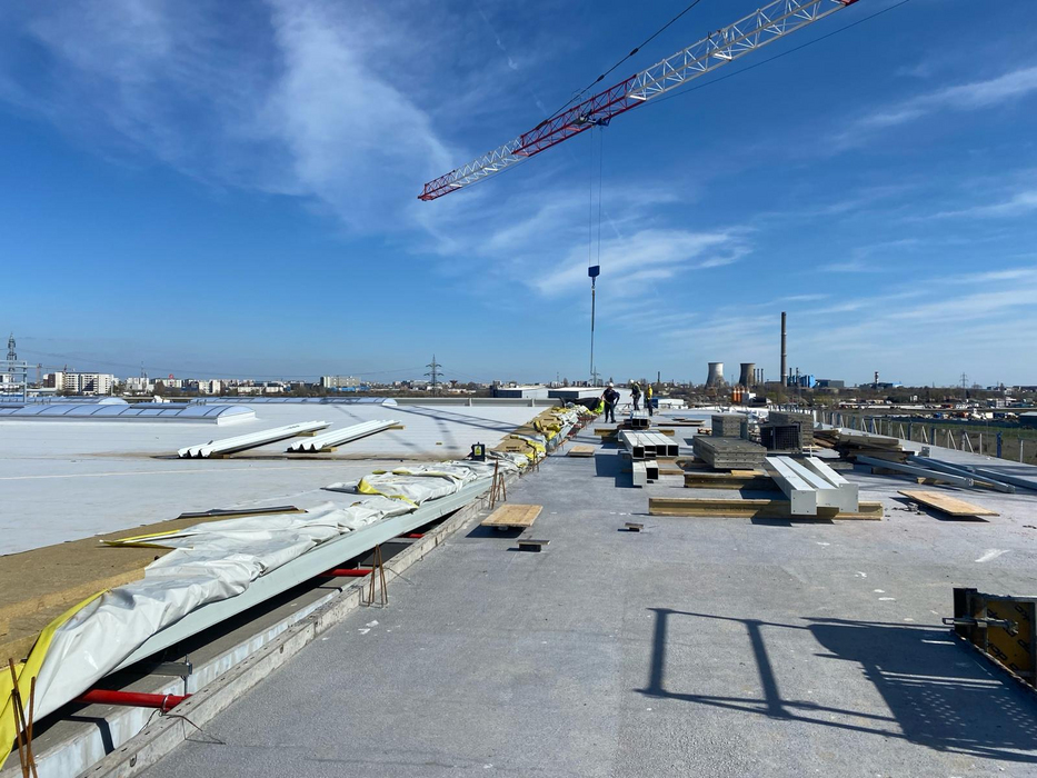 Evolutie constructie noul sediu de birouri și centru logistic Schrack Technik