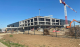 Evolutie constructie centru logistic Schrack Technik