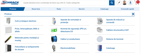 Categorii produse Schrack Technik