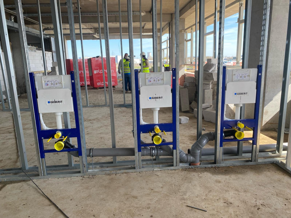 Evolutie constructie noul sediu de birouri și centru logistic Schrack Technik