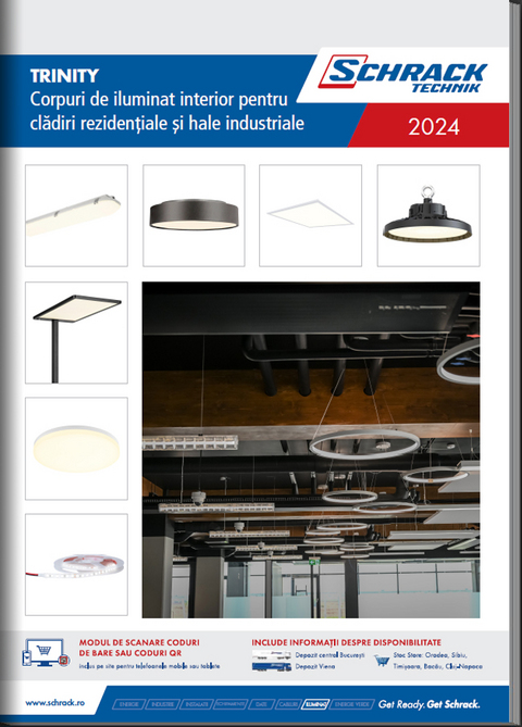catalog corpuri de iluminat pentru interior Schrack