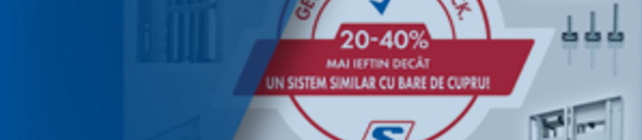 sisteme de distributie 1000-2500A, sisteme de bare profilate