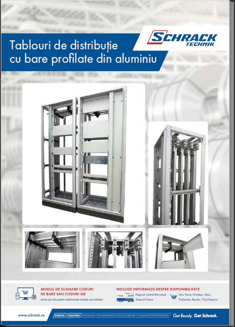 Catalog tablouri de distributie cu bare profilate de aluminiu