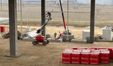 santier Schrack Technik evolutie constructie centru logistic si sediu de birouri