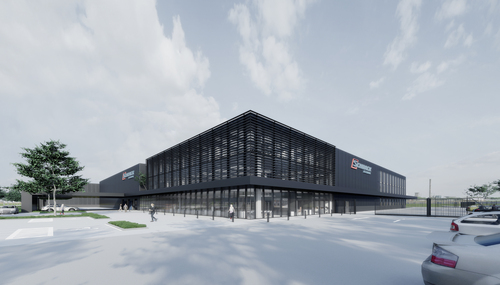 randare noul centru logistic Schrack