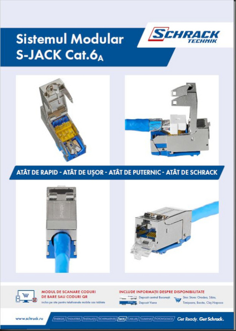 Sistemul modular S-JACK Cat.6A