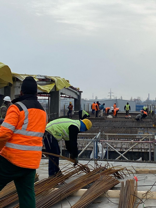 santier Schrack Technik evolutie constructie centru logistic si sediu de birouri