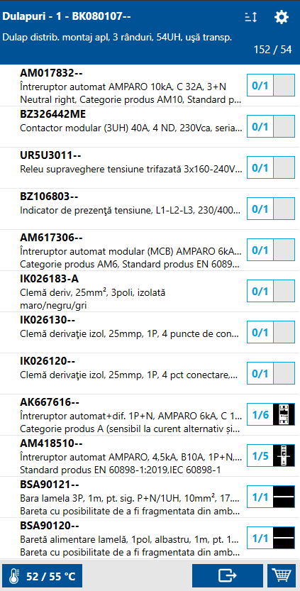 Calculul automat al încălzirii conform EN 61439